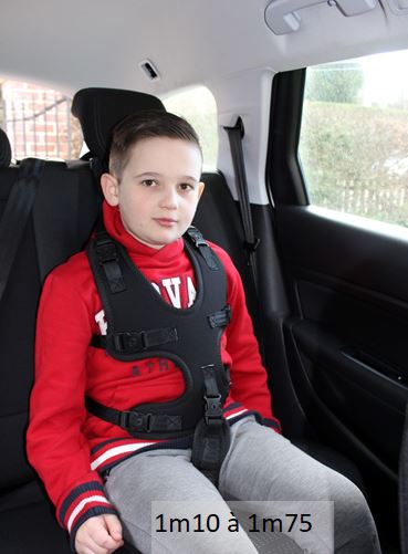 Harnais de maintien gilet de posture pour voiture enfant autiste